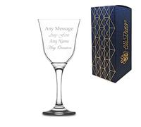 Personalised Engraved 295ml Vals Vintage Wine Glass, Gift Boxed, Perfect for Any Wine Lover