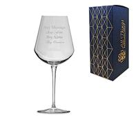 Personalised Engraved 380ml Inalto Uno Wine Glass, Gift Boxed, Perfect for Any Wine Lover