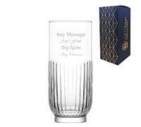 Personalised Engraved 395ml Campana Highball Glass with Gift Box