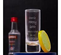 Personalised Engraved Birthday Shot Glass