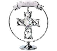 Personalised Engraved Crystocraft Cross Ornament