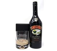 Personalised Engraved Dimple Glass Tumbler & Bottle of Baileys - Baileys Design (Baileys The Original Irish Cream Liqueur 70cl)