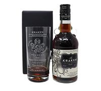 Personalised Engraved Dimple Highball Glass & 35cl Bottle - Kraken Octopus Design (No Gift Box)