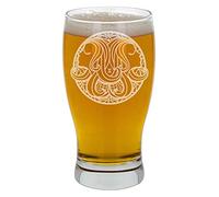 Personalised Engraved Gemini Star Sign Zodiac Twins Engraved Beer Cider Lager Tulip Pint Glass Gemini Star Sign Zodiac Sign Etched Glass Unique Gift Etched Beer Glass Zodiac Beer Pint Glass Gemini