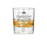 Personalised Engraved Glass - Graduation Whiskey Glass Gift, Congratulations on Your Graduation