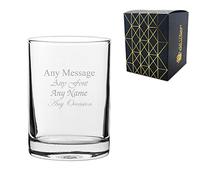 Personalised Engraved Hiball 6oz Whiskey Tumbler Glass Usher Best Man Wedding Gift
