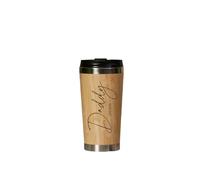 Personalised Engraved Insulated Daddy Travel Mug, 420ml Capacity