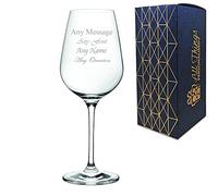 Personalised Engraved Invitation 15oz Wine Glass with Gift Box - Any Message Engraved!!