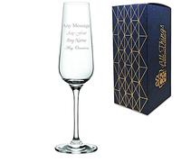 Personalised Engraved Invitation 6oz Champagne Flute Wedding Wine Birthday Bridesmaid