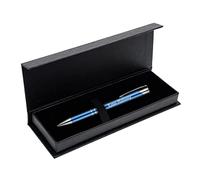 Personalised Engraved Luxury Metal Pen Comes In Gift Box + Black Ink Refill (Aqua)
