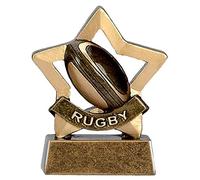 Personalised Engraved Mini Star Rugby 3 1/4 Inch (8cm)
