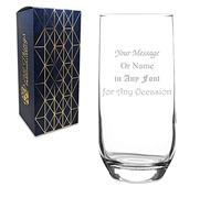 Personalised Engraved Nile Hiball Cocktail Tumbler with Gift Box, Customise with Your Message