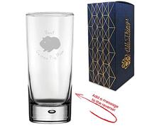 Personalised Engraved Novelty Hiball Tumbler with Best Guinea Pig Mum Design, Add a Personalised Message to The Reverse, Laser Engraved, Gift Box Included, Gift for Mum, Birthday Gift