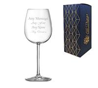 Personalised Engraved Oenologue Expert 12.5oz Wine Glass with Gift Box - Any Message Engraved!!