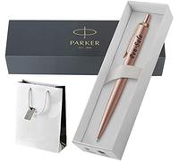 Personalised Engraved Parker Jotter Ballpoint Pen or Set Gift Boxed In a Gift Bag, Personalised Gifts For Christmas, Gifts For Men and Women - Enter Your Custom Text (Jotter Rose Gold)