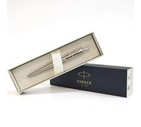 PERSONALISED ENGRAVED PARKER SILVER BALL POINT PEN -CHRISTMAS GIFT