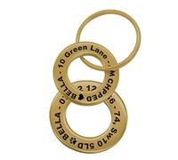 Personalised Engraved Pet Disc Dog ID Tag Brass Washer Tags with Free Engraving (30mm & 37mm Set)