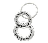 Personalised Engraved Pet Disc Dog ID Tag Steel Washer Tags with Free Engraving (24mm & 37mm Set)