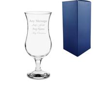 Personalised Engraved Pina Colada Cocktail Glass with Gift Box | Custom Cocktail Glasses, Birthday Gifts for Men & Women, Barware