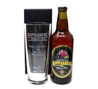 Personalised Engraved Pint Glass & Cider - Kopparberg Design (Kopparberg Mixed Fruit, No Gift Box)