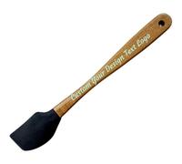 Personalised Engraved Silicone Spatulas, 21.0 × 3.2 cm Inch Kitchen Tool Bakery Chef Gift, Customise Patterns & Names, Mini Wooden Handle Baking Tool, Gift for Foodies, Holidays, Wedding Favor