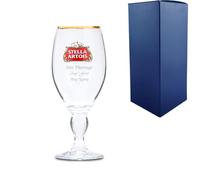 Personalised Engraved Stella Half Pint Glass 10oz with Gift Box | Custom Beer Glasses, Birthday Gifts for Him, Men Gifts, Best Man Groomsmen Gift