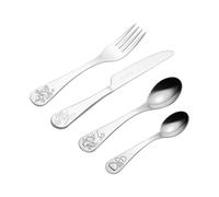 Personalised Engraved Unicorn Cutlery Set, Stainless Steel, 4 Piece Children's Flatware with Gift Box