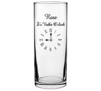 Personalised Engraved Vodka O'clock Highball Glass.