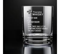 Personalised Engraved Whisky Glass Prescription Whisky