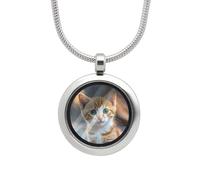 Personalised Envelope Necklace Custom Engraving Photo Pendant Openable Message Locket Silver and Gold, Stainless Steel Chain, Gifts for Women Birthday Fashion (I)