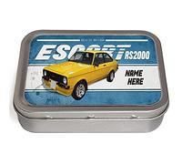 Personalised Escort RS2000 Tobacco Tin MK2 Classic Car 2oz Baccy Tin Cigarette Rolling Smoking Birthday Gift CLP15
