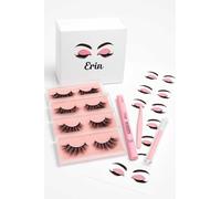 Personalised Eyelash Gift Set with Application Tools, Rose Gold Design
