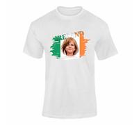 Personalised Face Irish Football T-Shirt: Adult Irish T-Shirt, Custom Top for Fans - Irish Tee