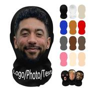 Personalised Face Masks Photo, Realistic Face Mask for Halloween, Custom Mask With Photo, Personalized Print Photo/Text/Logo Bandana, Reusable Custom Fraud Mask Of Prank Full Coverage