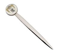 Personalised Family Crest Letter Opener with Engraved Message Opener Presented in a Gift Box