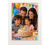 Personalised Family Jigsaw Puzzle, Custom A4 120 Piece Photo Game from Your Picture, Memory Keepsake Present for Grandparents, Mum, Dad, Birthday, Christmas, Mother’s Day or Father’s Day