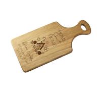 Personalised Family Name Wooden Chopping Board, House Design, 34 x 16 cm, Home Sweet Home