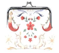 Personalised Fantasy Mythical Creatures Cream Ladies Leather Kiss Lock Coin Purse Coin Purse Coin Purse Coin Purse Coin Purse Cream Fantasy Mythical, Fantasy Mythical Creatures Cream, Classic
