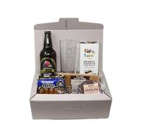 Personalised Father's Day Design Pint Glass with Mixed Fruit Cider & Treats in Hamper Gift Box - 4% vol
