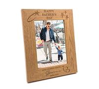 Personalised Fathers Day Love You Wooden Photo Frame Gift (8 x 10)