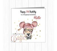 Personalised Female Girl Gamer Birthday Card Xbox Daughter Granddaughter Sister Niece ANY AGE