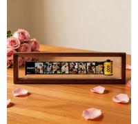 Personalised Film Roll Picture Frames Custom Film Reel Photo Frame with DIY Text Customised Anniversary Birthday Wedding Engagement Gifts for Him Her Women Men Couple
