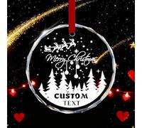 Personalised First Christmas Baubles Gifts Christmas Tree Decorations Custom Xmas Bauble Gift for Mom Dad Family Girls Boys Friends (Christmas Decorations 3)