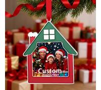 Personalised First Christmas Baubles Gifts Christmas Tree Decorations Custom Xmas Bauble Gift for Mom Dad Family Girls Boys Friends (Christmas Decorations 10)