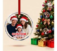 Personalised First Christmas Baubles Gifts Christmas Tree Decorations Custom Xmas Bauble Gift for Mom Dad Family Girls Boys Friends (Christmas Decorations 2)