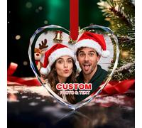 Personalised First Christmas Baubles Gifts Christmas Tree Decorations Custom Xmas Bauble Gift for Mom Dad Family Girls Boys Friends (Christmas Decorations 1)