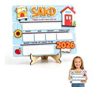 Personalised First Day of School Board with Name, Back to School Board