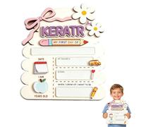 Personalised First Day of School Board with Name, Back to School Board