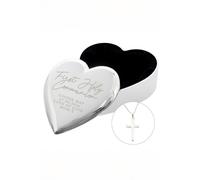 Personalised First Holy Communion Heart Trinket Box & Cross Necklace Set Personalised Memento Company Silver One Size