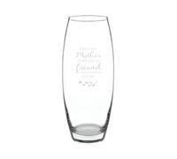 Personalised 'First My Mother, Forever My Friend' Bullet Vase Personalised Memento Company Clear One Size